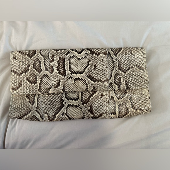 Authentic Carlos Falchi Snake Skin Clutch without strap - Picture 3 of 5
